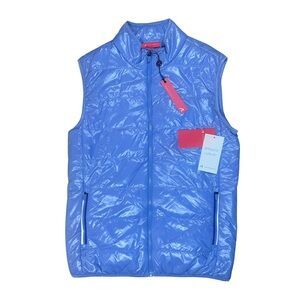 RedVanly Blue Winslow Puffer Vest Light Golf Full-Zip